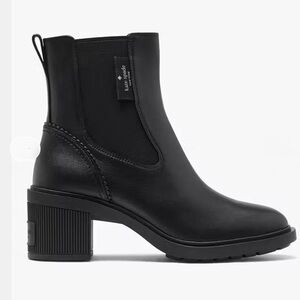 NIB Kate Spade Black Drew Heeled Chelsea Bootie Size 8.5 ♠️